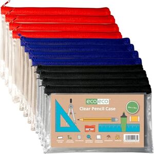 eco-eco 90% Recycled Clear Exam Transparent Pencil Case - Pencil Case eco-eco 90% Recycled Clear Exam Transparent Pencil Case - Pencil Case
