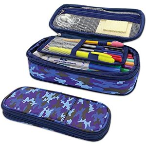 Teacher Created Resources Blue Camo Pencil Case Teacher Created Resources Blue Camo Pencil Case