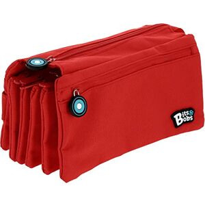 Grafoplás Bits & Bobs Pencil Cases 23 Centimeters Red (Rojo) Grafoplás Bits & Bobs Pencil Cases 23 Centimeters Red (Rojo)