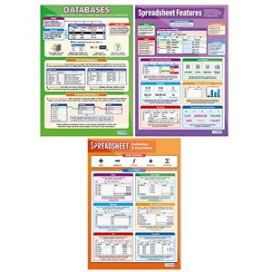 Daydream Education Databases Posters Set of 3 ICT Posters Gloss Paper measuring 850mm x 594mm (A1) Computing Charts for the Classroom Education Charts by Daydream Education Databases Posters Set of 3 ICT Posters Gloss Paper measuring 850mm x 594mm (A1) Computing Charts for the Classroom Education Charts by