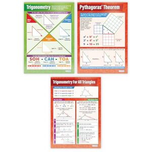 Daydream Education Trigonometry Classroom Posters Set of 3 EXTRA LARGE A1 (850mm x 594mm) Gloss Paper Maths Secondary School Wall Charts Daydream Education Trigonometry Classroom Posters Set of 3 EXTRA LARGE A1 (850mm x 594mm) Gloss Paper Maths Secondary School Wall Charts