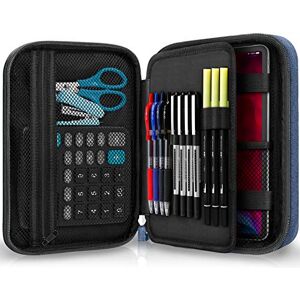 Zannaki Large Capacity Storage Bag, Marker Pen Case, Pencil Case, Simple Stationery Case, Art & Sketch Tool Box, Storage Boxes for Journaling, Navy, 1.3 X 7.9 X 10.5 inches, Travel, Unique, Simple Zannaki Large Capacity Storage Bag, Marker Pen Case, Pencil Case, Simple Stationery Case, Art & Sketch Tool Box, Storage Boxes for Journaling, Navy, 1.3 X 7.9 X 10.5 inches, Travel, Unique, Simple