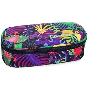 CoolPack B62041, Campus Jungle School Pencil Case, Multicoloured CoolPack B62041, Campus Jungle School Pencil Case, Multicoloured