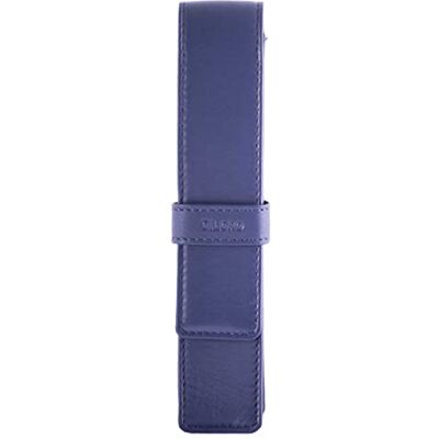DiLoro Leather Single Pen Case Pencil Pouch Holder for One Fountain Ballpoint Rollerball Pen and Pencil, Violet, Single Pen Holder DiLoro Leather Single Pen Case Pencil Pouch Holder for One Fountain Ballpoint Rollerball Pen and Pencil, Violet, Single Pen Holder