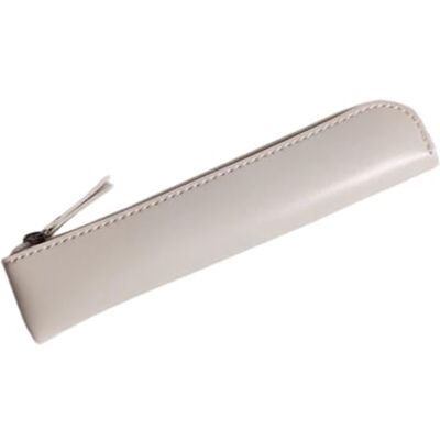Woedpez Commute Pen Storage Pouch with Faux Leather Shell, Type 5 Zipper Entry, Narrow Stationery Case for Desk School Use Woedpez Commute Pen Storage Pouch with Faux Leather Shell, Type 5 Zipper Entry, Narrow Stationery Case for Desk School Use