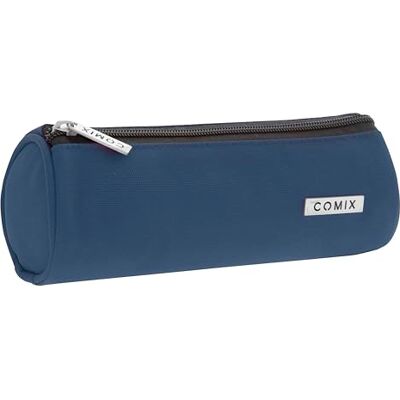 Comix Monocolore Blue Pencil Case - Stationery Comix Monocolore Blue Pencil Case - Stationery
