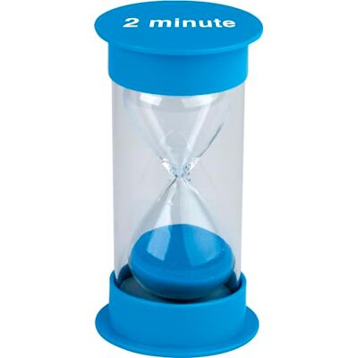 Teacher Created Resources 2 Minute Sand Timer Medium 20758,Blue Teacher Created Resources 2 Minute Sand Timer Medium 20758,Blue