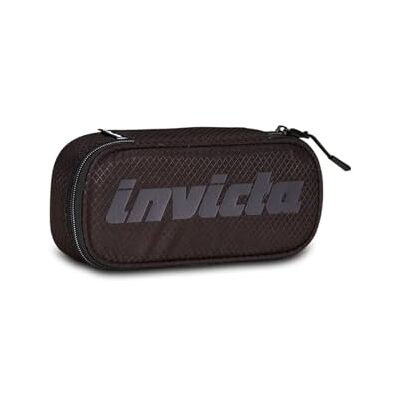 Invicta School Lip Pen Holder, Pencil Bag, LED Line, Black, Oval Bag with Inner Pocket and Elastic Pen Holder, Backpack Accessories, Elementary, Medium, Upper, Boy, Black, One Size, Modern Invicta School Lip Pen Holder, Pencil Bag, LED Line, Black, Oval Bag with Inner Pocket and Elastic Pen Holder, Backpack Accessories, Elementary, Medium, Upper, Boy, Black, One Size, Modern