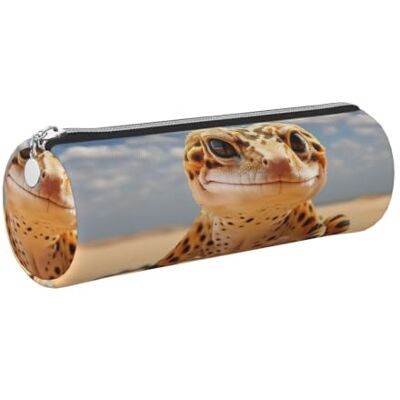 OAZCVBNN Sand Leopard Gecko Print Versatile Pencil Case Unisex Pen Pouch Supplies Office Accessory Everyday Organizer OAZCVBNN Sand Leopard Gecko Print Versatile Pencil Case Unisex Pen Pouch Supplies Office Accessory Everyday Organizer