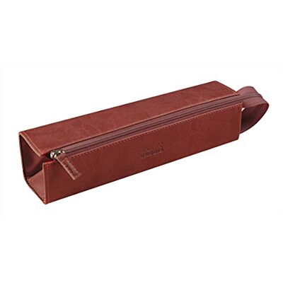 Rhodiarama Italian Faux Leather Pencil Case Turquoise - 23x5x5 cm Rhodiarama Italian Faux Leather Pencil Case Turquoise - 23x5x5 cm