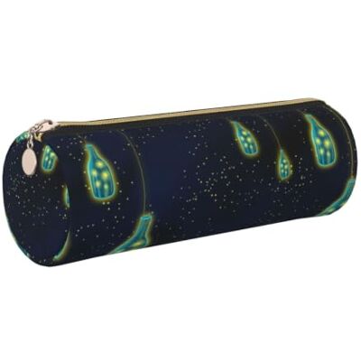 ERCgad Beautiful Bottle of Under The Night Sky Print Unisex Pencil Case Stylish Pen Pouch Everday Travel Office Stationery Organizer ERCgad Beautiful Bottle of Under The Night Sky Print Unisex Pencil Case Stylish Pen Pouch Everday Travel Office Stationery Organizer