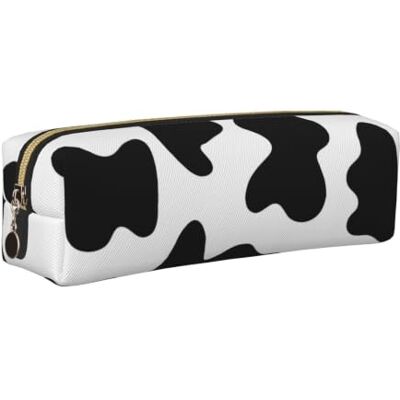ERCgad Black and White Cow Print Print Adult Pencil Case Office Travel Stationery Organizer Pouch Stylish Versatile ERCgad Black and White Cow Print Print Adult Pencil Case Office Travel Stationery Organizer Pouch Stylish Versatile