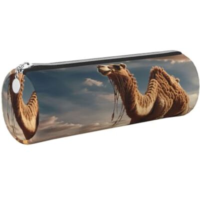 OAZCVBNN Desert Sand Camel Print Versatile Pencil Case Unisex Pen Pouch Supplies Office Accessory Everyday Organizer OAZCVBNN Desert Sand Camel Print Versatile Pencil Case Unisex Pen Pouch Supplies Office Accessory Everyday Organizer