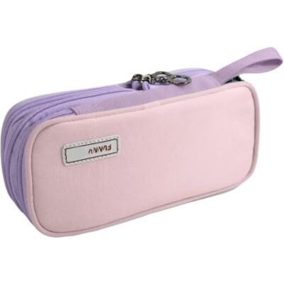 alloneslife Classroom Stationery Organizer Expandable Pencil Pouch with Double Zipper Storage, Carry Strap and Wide Opening Expandable Pencil Pouch Large Capacity Pen Organizer School Supply Case Three Storage alloneslife Classroom Stationery Organizer Expandable Pencil Pouch with Double Zipper Storage, Carry Strap and Wide Opening Expandable Pencil Pouch Large Capacity Pen Organizer School Supply Case Three Storage