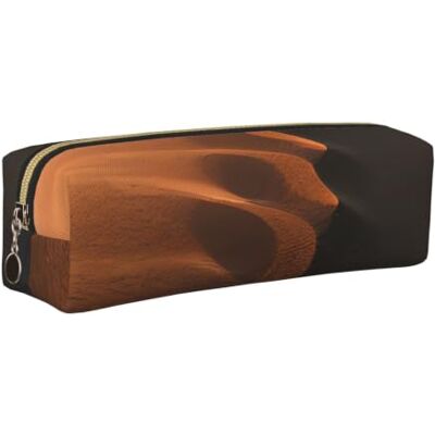 JGHHOUN Sand Dunes Print Unisex Pencil Case Pouch Office Travel Daily Backpacks Stationery Organizer JGHHOUN Sand Dunes Print Unisex Pencil Case Pouch Office Travel Daily Backpacks Stationery Organizer