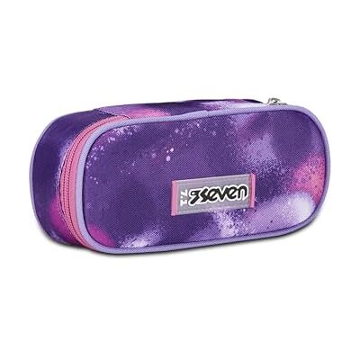 Seven Round Plus School Pencil Holder, Fuchsia Purple, Bubble Street, Oval Pouch with Inner Pocket and Elastic Pen Holders, Backpack Accessories, Elementary, Medium, Top, Girls, Fuchsia, Taglia Unica, Seven Round Plus School Pencil Holder, Fuchsia Purple, Bubble Street, Oval Pouch with Inner Pocket and Elastic Pen Holders, Backpack Accessories, Elementary, Medium, Top, Girls, Fuchsia, Taglia Unica,
