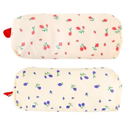 Lotsdonxia 2PCS Canvas Large Capacity Pencil Pouch INS Style Simple Small Broken Flowers Stationery Organizer Bag for School, Office Organize Rulers, Erasers and Pens(2 Colours) Lotsdonxia 2PCS Canvas Large Capacity Pencil Pouch INS Style Simple Small Broken Flowers Stationery Organizer Bag for School, Office Organize Rulers, Erasers and Pens(2 Colours)