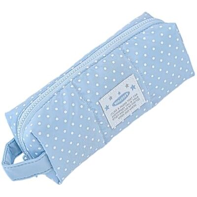 uikios Dotted Print Pencil Pouches Large Capacity Cloth Case Multi Compartments Pen Organiser Bag for Student School Large Capacity Bag Multi Compartments Travel Pen Organiser uikios Dotted Print Pencil Pouches Large Capacity Cloth Case Multi Compartments Pen Organiser Bag for Student School Large Capacity Bag Multi Compartments Travel Pen Organiser