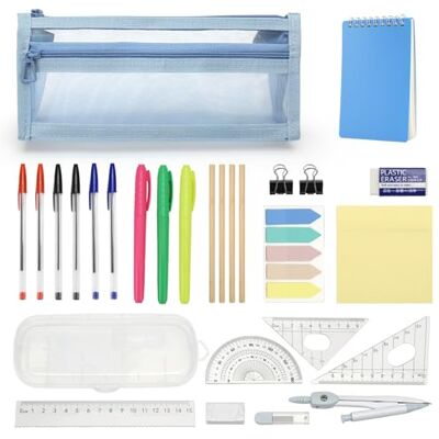 Tsudoku Stationary Sets, Maths Sets For Secondary School, Secondary School Stationery Set, Back To School Stationery Ruler Set For, Home Or School, Mathematical Set, Pre Filled Pencil Case Black Tsudoku Stationary Sets, Maths Sets For Secondary School, Secondary School Stationery Set, Back To School Stationery Ruler Set For, Home Or School, Mathematical Set, Pre Filled Pencil Case Black
