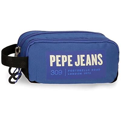 Pepe Jeans Darren Triple Case Blue 22x10x9cm Polyester, Blue, Triple Case Pepe Jeans Darren Triple Case Blue 22x10x9cm Polyester, Blue, Triple Case