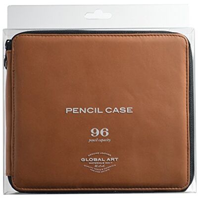 Speedball Global Art Materials 48 Leather Pencil Case 96 Antique Brown Finish Speedball Global Art Materials 48 Leather Pencil Case 96 Antique Brown Finish