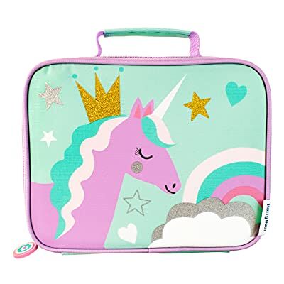 Harry Bear Girls Princess Unicorn Lunch Bag Kids School Lunch Box Multicolour One Size Harry Bear Girls Princess Unicorn Lunch Bag Kids School Lunch Box Multicolour One Size