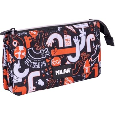 MILAN ® Fingers Special Series 5 Compartments Pencil Case MILAN ® Fingers Special Series 5 Compartments Pencil Case