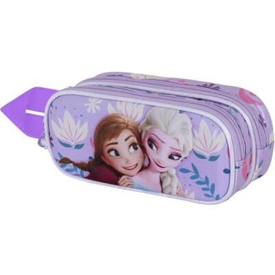 Disney Frozen 2 Beauty-3D Double Pencil Case, Lilac, 22 x 10 cm Disney Frozen 2 Beauty-3D Double Pencil Case, Lilac, 22 x 10 cm