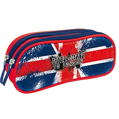 QUO VADIS Union Jack Tote 241788q 2 Compartments 23 x 10 cm QUO VADIS Union Jack Tote 241788q 2 Compartments 23 x 10 cm