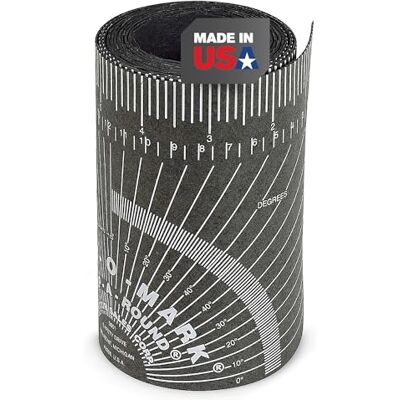 Jackson CURV-O-MARK Wrap-A-Round Welding/Pipefitting Lay Out Ruler Tool Large, Black 176b, J1859 Jackson CURV-O-MARK Wrap-A-Round Welding/Pipefitting Lay Out Ruler Tool Large, Black 176b, J1859