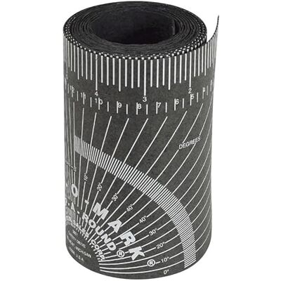 Jackson CURV-O-MARK Wrap-A-Round Welding/Pipefitting Lay Out Ruler Tool Extra-Large (Length: 9'), Black 179b, J1861 Jackson CURV-O-MARK Wrap-A-Round Welding/Pipefitting Lay Out Ruler Tool Extra-Large (Length: 9'), Black 179b, J1861