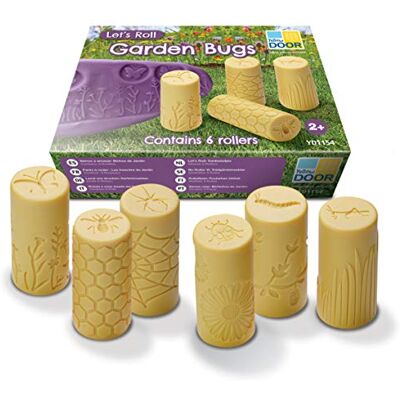 Yellow Door Let’s Roll Garden Bugs Set of Six Insect Minibeast Playdough Rollers Early Educational Learning Fine Motor Skills Stamp and Roll in Playdough or Sand Durable Outdoor Learning Toys Yellow Door Let’s Roll Garden Bugs Set of Six Insect Minibeast Playdough Rollers Early Educational Learning Fine Motor Skills Stamp and Roll in Playdough or Sand Durable Outdoor Learning Toys