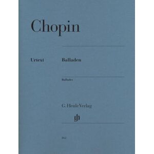 Chopin, Frédéric Ballades piano (HN 862): Instrumentation: Piano solo Chopin, Frédéric Ballades piano (HN 862): Instrumentation: Piano solo