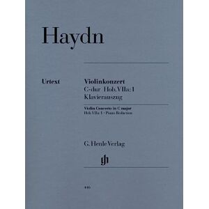 Haydn, Joseph Concerto for Violin and Orchestra C major Hob. VIIa:1 violin and orchestra piano reduction with solo part (HN 446) Haydn, Joseph Concerto for Violin and Orchestra C major Hob. VIIa:1 violin and orchestra piano reduction with solo part (HN 446)