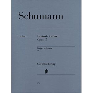 Schumann, Robert Fantasy C major op. 17 piano (HN 276): Instrumentation: Piano solo Schumann, Robert Fantasy C major op. 17 piano (HN 276): Instrumentation: Piano solo