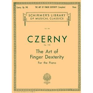 Czerny: Art of Finger Dexterity for the Piano, Op. 740 (Complete) (Schirmer's Library of Musical Classics, Vol. 154) Piano Scales Book for Teaching Techniques Piano Lessons for Kids and Adults Czerny: Art of Finger Dexterity for the Piano, Op. 740 (Complete) (Schirmer's Library of Musical Classics, Vol. 154) Piano Scales Book for Teaching Techniques Piano Lessons for Kids and Adults