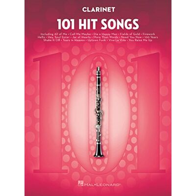 Various 101 Hit Songs for Clarinet Sheet Music Songbook Pop Favorites Arranged for Clarinet Solo Instrumental Music Book for Beginner and Intermediate Players Practice and Performance Use Various 101 Hit Songs for Clarinet Sheet Music Songbook Pop Favorites Arranged for Clarinet Solo Instrumental Music Book for Beginner and Intermediate Players Practice and Performance Use