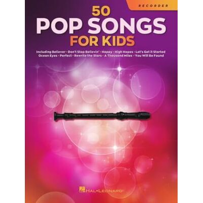 Various 50 Pop Songs for Kids – Recorder Sheet Music Songbook Easy Songs for Young Players Includes Believer, Dance Monkey, Happy, High Hopes, Let It Be, Perfect, We Will Rock You and More: For Recorder Various 50 Pop Songs for Kids – Recorder Sheet Music Songbook Easy Songs for Young Players Includes Believer, Dance Monkey, Happy, High Hopes, Let It Be, Perfect, We Will Rock You and More: For Recorder