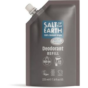 Salt Of the Earth Natural Deodorant Roll On Refill Pouch, x3 Uses Vetiver & Citrus Vegan, Long Lasting Protection, Leaping Bunny Approved, Made in the UK 225ml Salt Of the Earth Natural Deodorant Roll On Refill Pouch, x3 Uses Vetiver & Citrus Vegan, Long Lasting Protection, Leaping Bunny Approved, Made in the UK 225ml