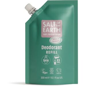 Salt Of the Earth Natural Deodorant Spray Refill Pouch, x3 Uses Melon & Cucumber Vegan, Long Lasting Protection, Leaping Bunny Approved, Made in the UK 300ml Salt Of the Earth Natural Deodorant Spray Refill Pouch, x3 Uses Melon & Cucumber Vegan, Long Lasting Protection, Leaping Bunny Approved, Made in the UK 300ml