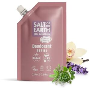 Salt Of the Earth Natural Deodorant Roll On Refill Pouch, x3 Uses Lavender & Vanilla Vegan, Long Lasting Protection, Leaping Bunny Approved, Made in the UK 225ml Salt Of the Earth Natural Deodorant Roll On Refill Pouch, x3 Uses Lavender & Vanilla Vegan, Long Lasting Protection, Leaping Bunny Approved, Made in the UK 225ml