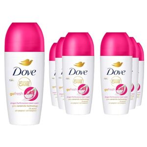 Dove Advanced Care Go Fresh Dragonfruit & Coconut Cream Scent Women's Antiperspirant Deodorant Roll On for 72 hour sweat protection with Pro-Ceramide technology 50 ml, Pack of 6 Dove Advanced Care Go Fresh Dragonfruit & Coconut Cream Scent Women's Antiperspirant Deodorant Roll On for 72 hour sweat protection with Pro-Ceramide technology 50 ml, Pack of 6