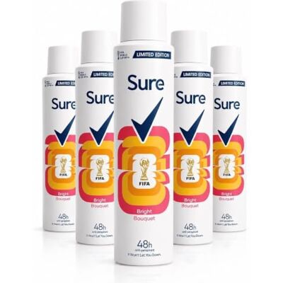Sure - Bouquet - 200ml - Pack of 6 - Antiperspirant Sure - Bouquet - 200ml - Pack of 6 - Antiperspirant