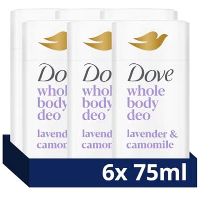 Dove Lavender & Camomile 48hr Whole Body Deodorant Stick 6x 75 ml Dove Lavender & Camomile 48hr Whole Body Deodorant Stick 6x 75 ml