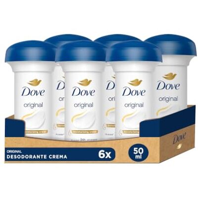 Dove Original Crema Deodorant Stick 6 x 50 ml Dove Original Crema Deodorant Stick 6 x 50 ml