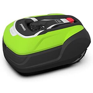 Greenworks Optimow 10 Robot Lawnmower for Lawns up to 1000m2 with 35% Slope, Ultra Quiet, 4G Controlled, Easy to Set Up, Advanced Safety Features, Theft Protected, 3 Year Guarantee Greenworks Optimow 10 Robot Lawnmower for Lawns up to 1000m2 with 35% Slope, Ultra Quiet, 4G Controlled, Easy to Set Up, Advanced Safety Features, Theft Protected, 3 Year Guarantee