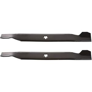 Oregon Lawn Mower Blade Kit, 2 Pack 49cm Mowing Blades with 5-Point Star Mount, Replaces Husqvarna 138497, Fits Husqvarna LT125, YTH125, Jonsered LR10, 12, 13, LT14, YTH16, Partner 12-95 Oregon Lawn Mower Blade Kit, 2 Pack 49cm Mowing Blades with 5-Point Star Mount, Replaces Husqvarna 138497, Fits Husqvarna LT125, YTH125, Jonsered LR10, 12, 13, LT14, YTH16, Partner 12-95