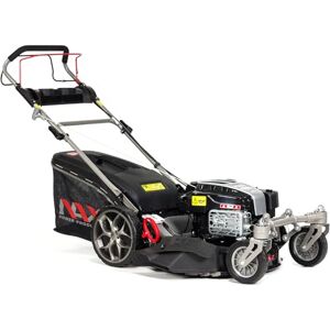 NAX POWER PRODUCTS Briggs & Stratton 5000S Engine 875Exi Series 190 cm3 ReadyStart Cutting Width 56 cm Basket 75L Front Swivel Wheels Petrol Traction Lawnmower NAX POWER PRODUCTS Briggs & Stratton 5000S Engine 875Exi Series 190 cm3 ReadyStart Cutting Width 56 cm Basket 75L Front Swivel Wheels Petrol Traction Lawnmower