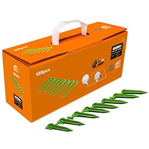 WORX WA0666 Pegs/Pegs for Landroid Robotic Lawnmower 125 Pieces Set Environmentally Friendly Biodegradable Original Accessory from WORX WA0666 Pegs/Pegs for Landroid Robotic Lawnmower 125 Pieces Set Environmentally Friendly Biodegradable Original Accessory from