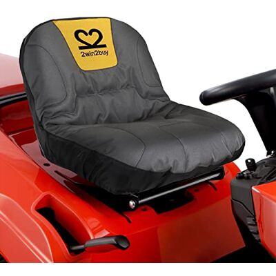 2win2buy Riding Lawn Mower Seat Cover, Heavy Duty 600D Polyester Oxford Tractor Seat Cover with Padded Cushion Surface, Durable Waterproof Seat Cover Fits Craftsman,Cub Cadet,Kubota Lawn Mower Tractor 2win2buy Riding Lawn Mower Seat Cover, Heavy Duty 600D Polyester Oxford Tractor Seat Cover with Padded Cushion Surface, Durable Waterproof Seat Cover Fits Craftsman,Cub Cadet,Kubota Lawn Mower Tractor